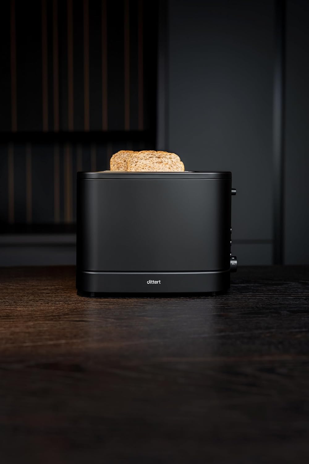 Toaster 2 Scheiben – 7 Bräunungsstufen, Aufwärmen, Auftauen, LED-Tasten, inkl. Brötchenaufsatz &amp; Krü