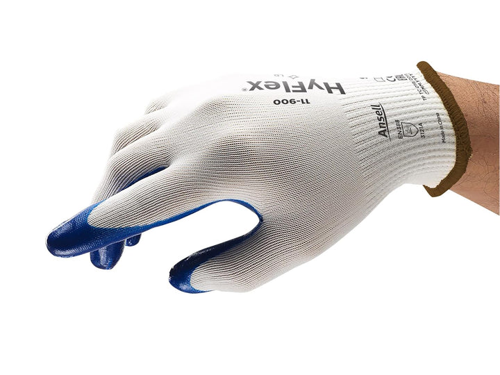 Ansell HyFlex 11-900 Arbeitshandschuhe, Öl Abweisende Mechanikschutz Handschuhe, Industrie PSA Damen