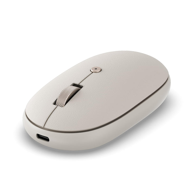 SATECHI OntheGo™ Bluetooth Computermaus, wiederaufladbarer USB-C Akku, Verbindung mit bis zu 3 Gerät