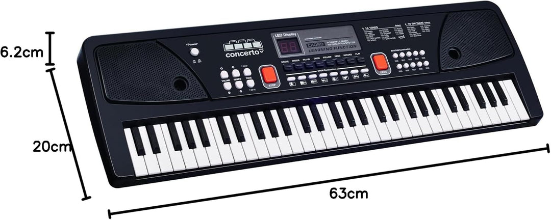 REIG 8922 Elektronisches Orgel 61 Tasten Multifunktionstasten, Sortiert, Sin Talla