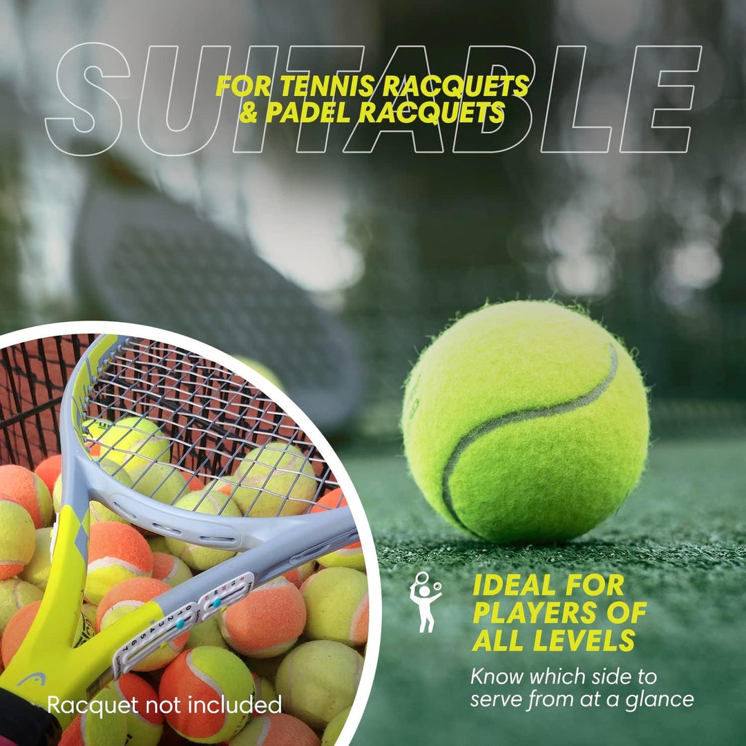 Scoring Right Tragbarer Tennis und Padel - Punktezähler – Einfach zu montierende Anzeigetafel zur Au