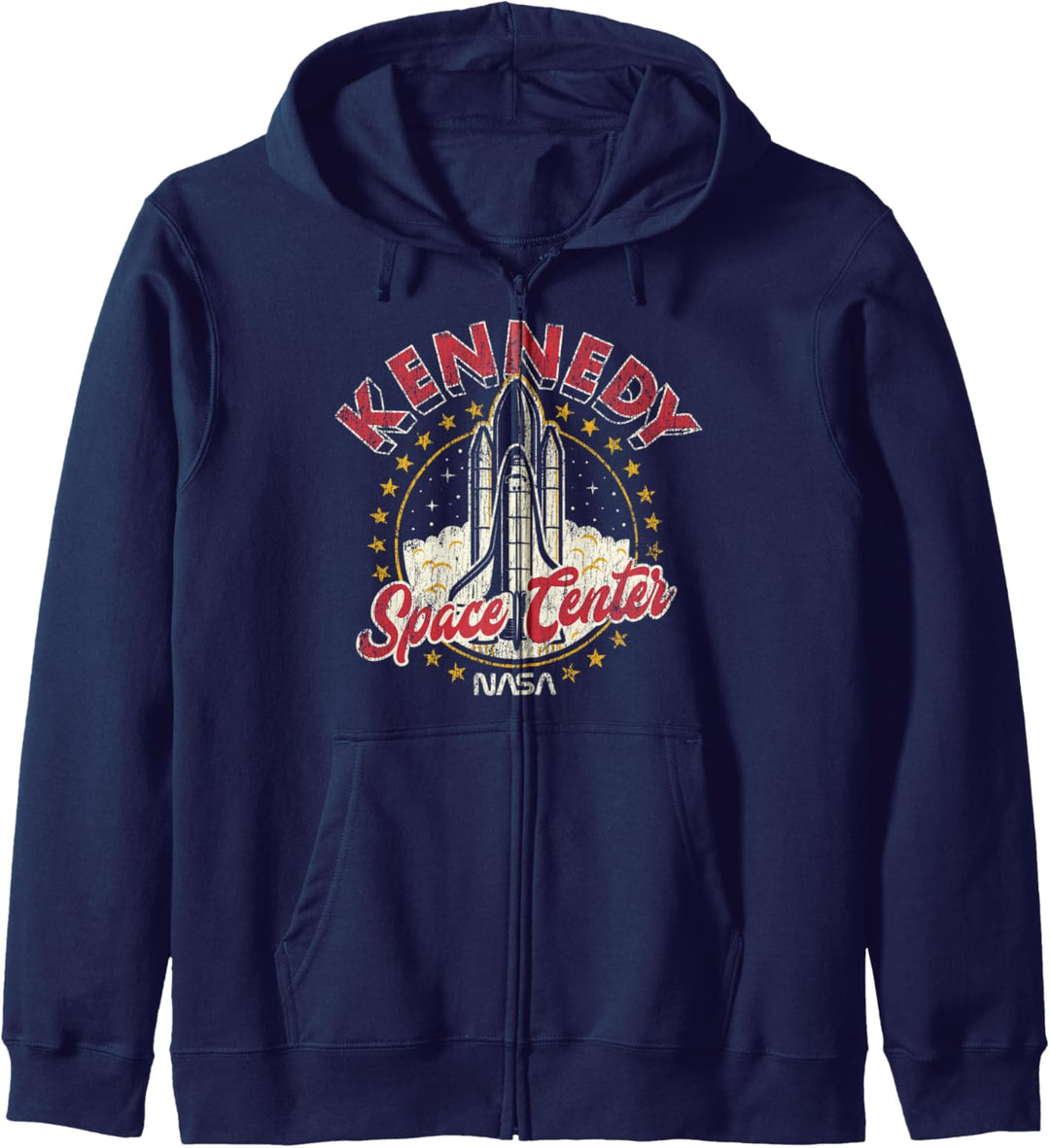 NASA Kennedy Space Center Red 3D Kapuzenjacke