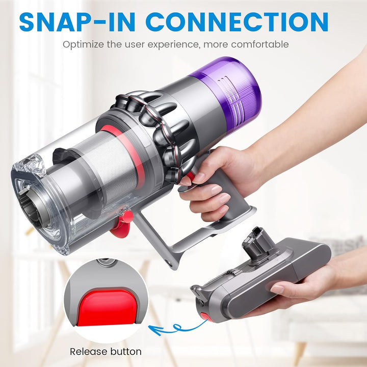 Klickstil SV15 3900mAh V11 Akku für Dyson, ASUNCELL Ersatzakku für V11 Torque Drive Outsize Absolute