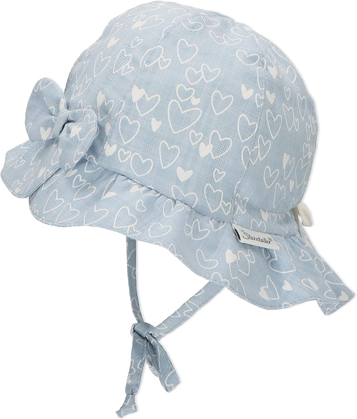 Sterntaler Mädchen Herzis Hut 45 hellblau, 45 hellblau