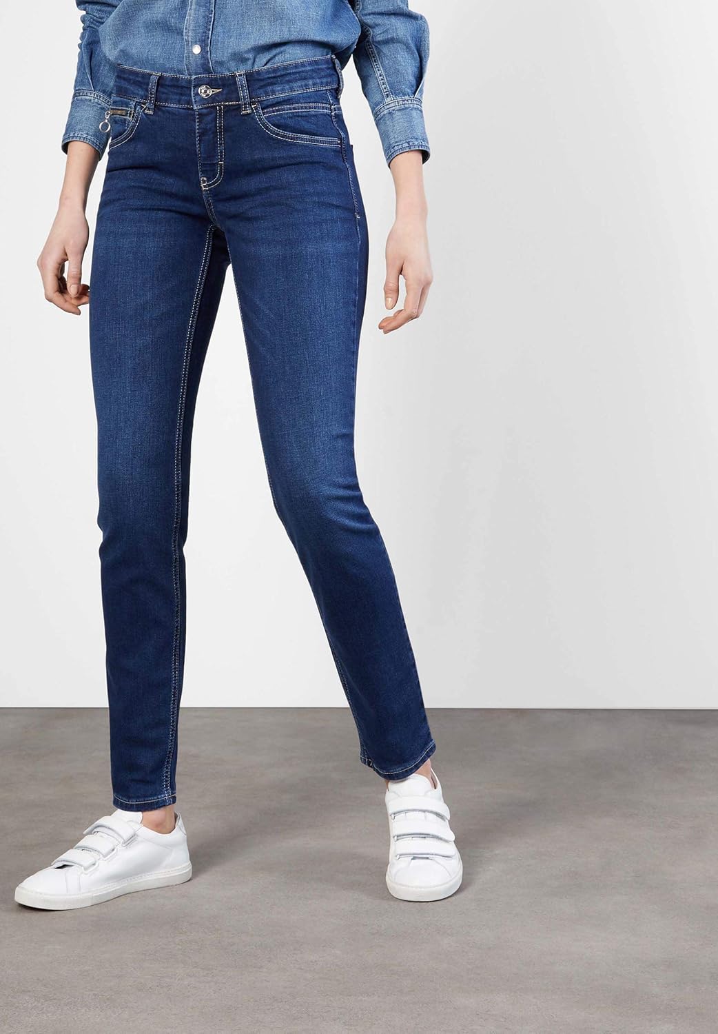 MAC Jeans Damen Hose Slim Slim Authentic Denim 46/30