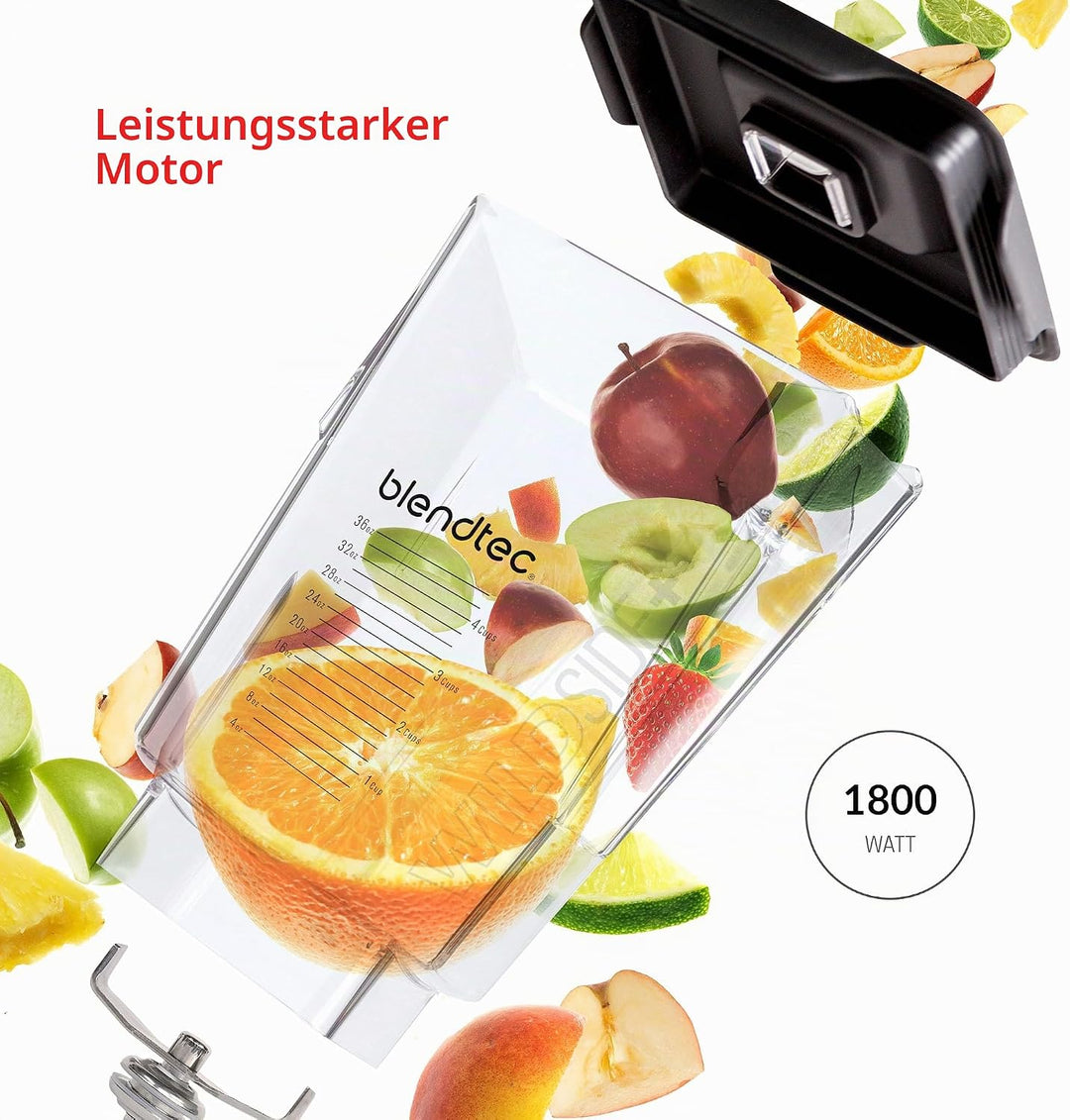 Blendtec Stealth Mixer inkl. 2 Mixbehälter Professional 885