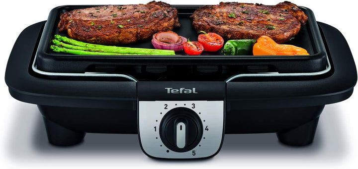 Tefal Elektrogrill, multifunktional, „Easy Grill“, 2-in-1, für BBQ-Grill und Plancha, Verwendung im