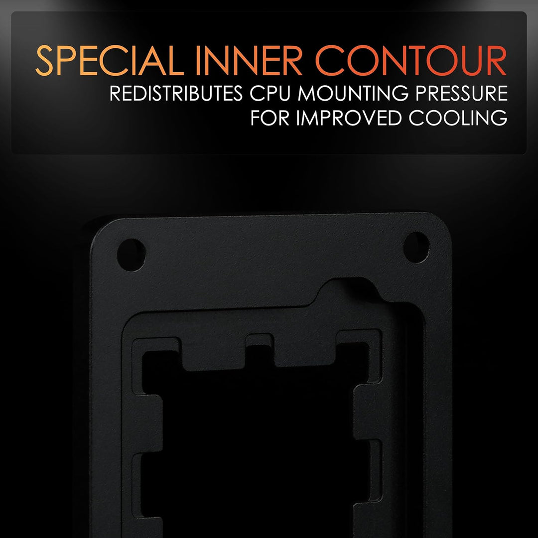 Thermal Grizzly AM5 Contact Sealing Frame - Kombination aus Contact Frame & CPU Guard - Optimiert di