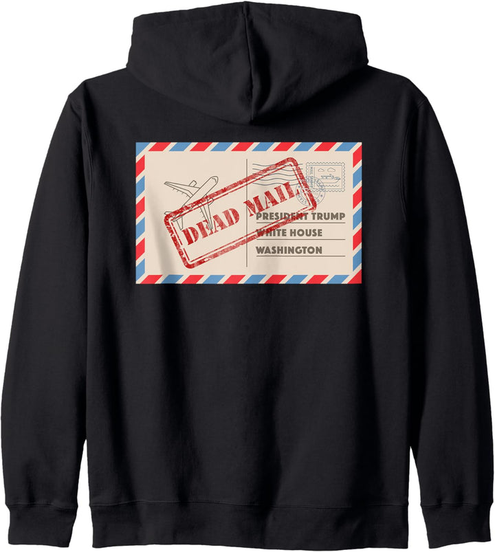 Anti Präsident Trump Postkarte Unbekannt verzogen Biden Kapuzenjacke
