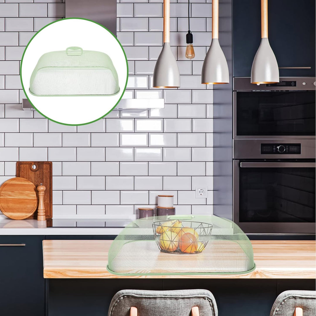 HEMOTON Eisen Lebensmittel Abdeckung Haube Fliegenhaube Metall Abdeckhaube Fliegenhauben Für Lebensm