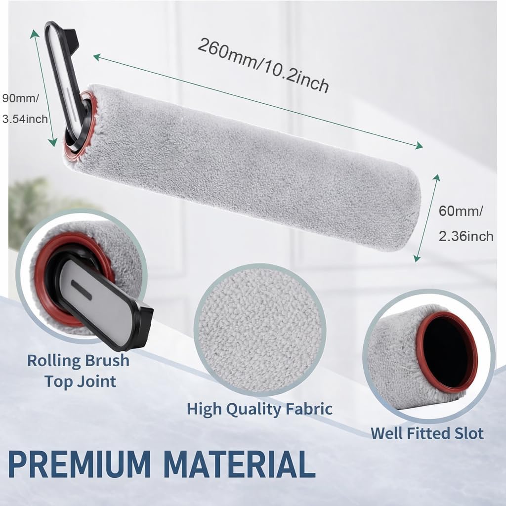 Bürstenrolle & HEPA Filter Set für DREAME H15 Pro, H15 Mix, H12 Pro FlexReach, H15 Pro FoamWash, H15