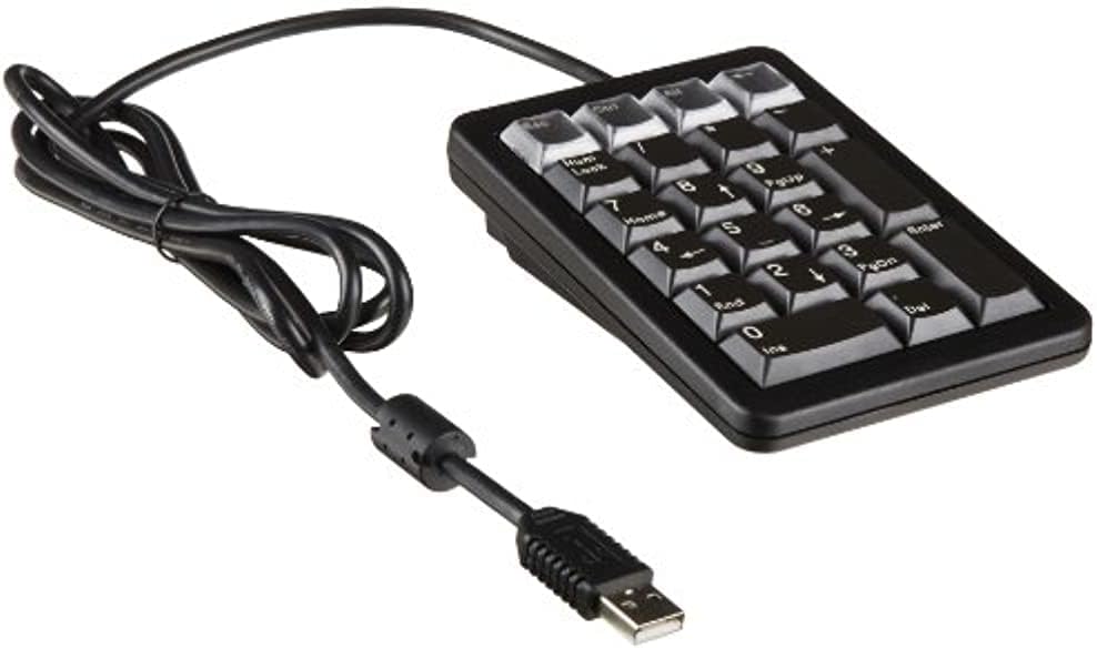 CHERRY Keypad G84-4700 USB Black - Tastaturen (USB, 0-50 °C, Schwarz, 90 x 132 x 34 mm, Windows TM X