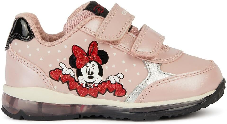 Geox Baby-Mädchen B Todo Girl Sneaker 20 EU Old Rose, 20 EU Old Rose