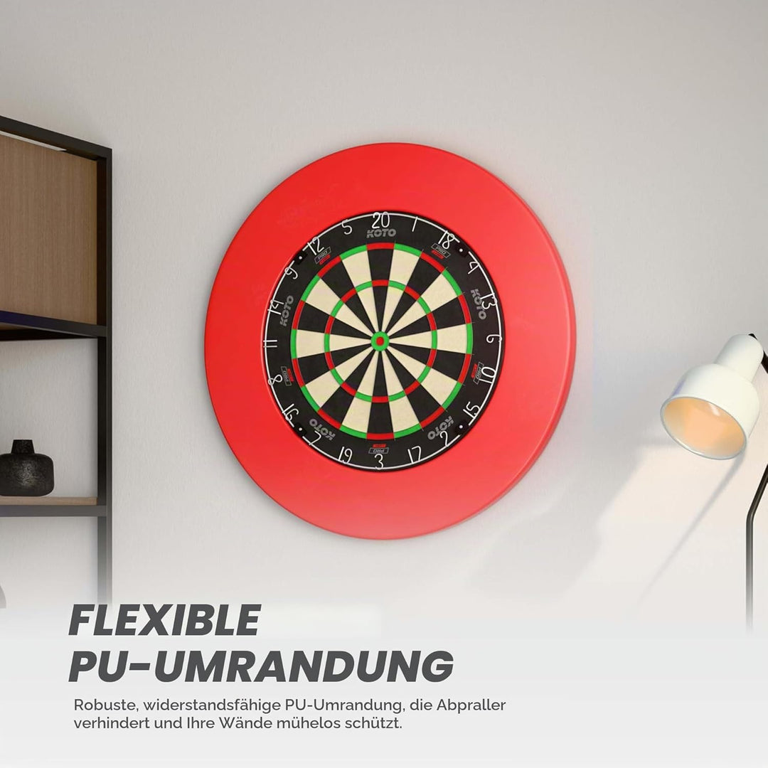 KOTO - King Pro Surround Dartset, 3 Barrels, 2 Sets Flights, 2 Sets Shafts (Short & medium), Dartwal