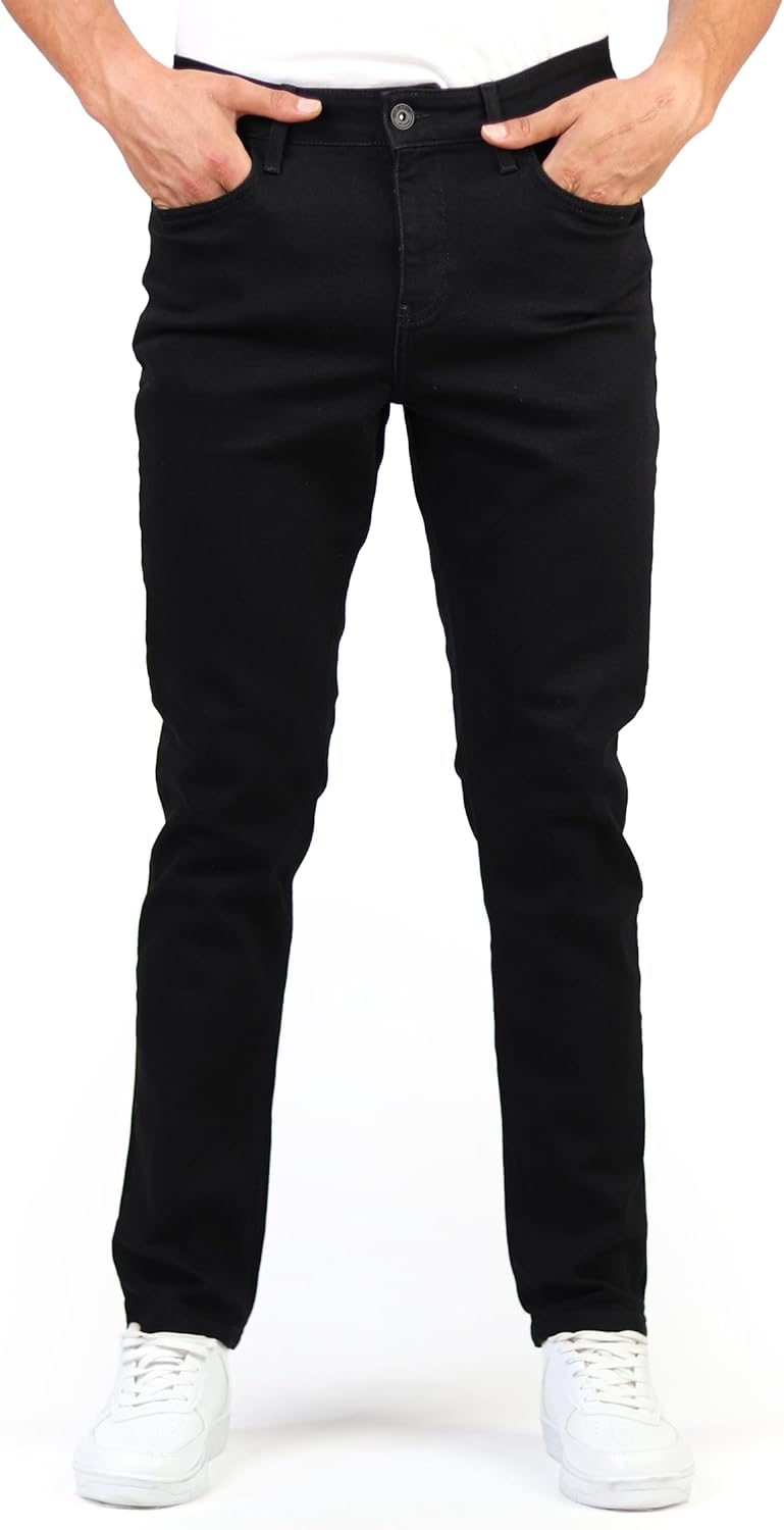 HALAT'S Herren Jeans Slim Fit - Baumwolle Jeanshose Stretch für Herren mit Schlanke Elastizität 30W