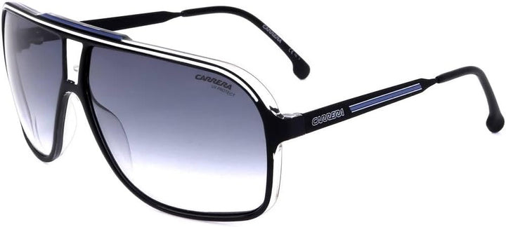 Carrera Unisex Sunglasses L Black/Blue Shaded, L Black/Blue Shaded