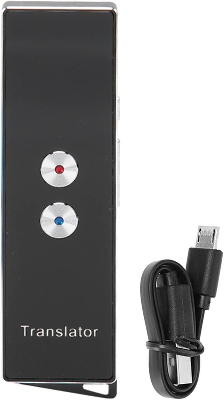 Sprachübersetzer Gerät, Bluetooth Sofortübersetzer mit Sprachausgabe Tragbarer Übersetzungsgerät, fü