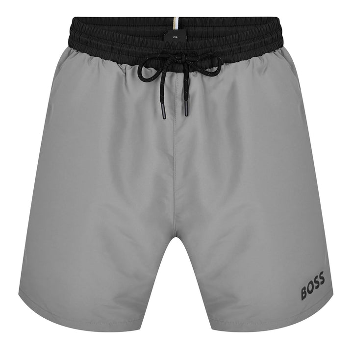 BOSS Badeshort XXL Grau / Schwarz, XXL Grau / Schwarz