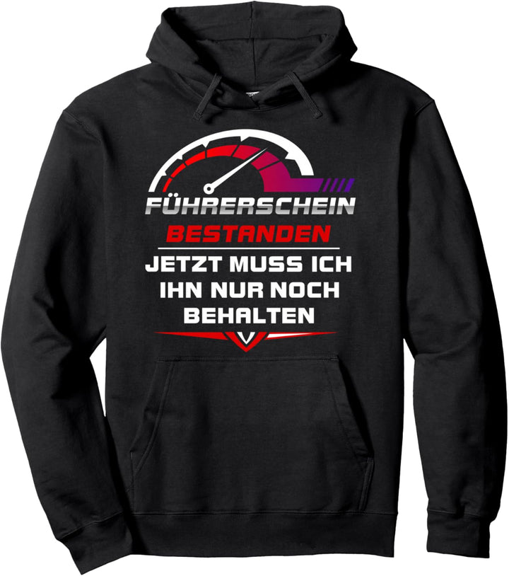 Führerschein bestanden Fahrprüfung L17 Fahrschüler Pullover Hoodie