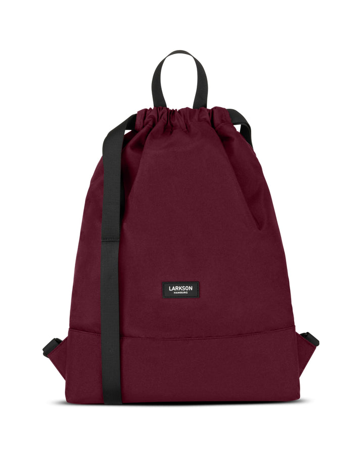 LARKSON Turnbeutel Damen &amp; Herren Rot - No 7 - Rucksack Damen für Sport und Festival - Beutel Rucksa