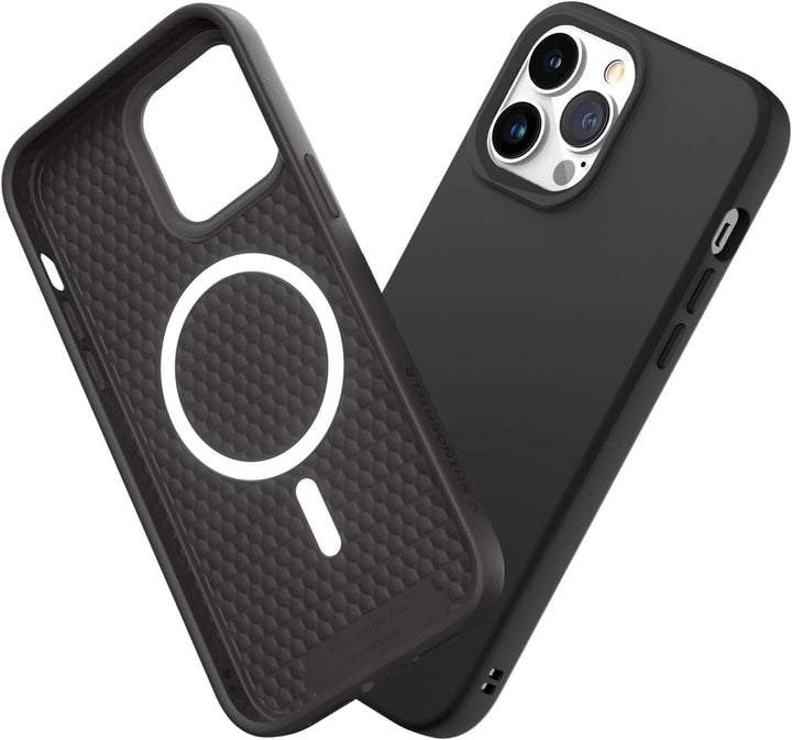 RhinoShield Case kompatibel mit [iPhone 13 Pro Max] | SolidSuit - MagSafe-kompatibel -Stossdämpfende