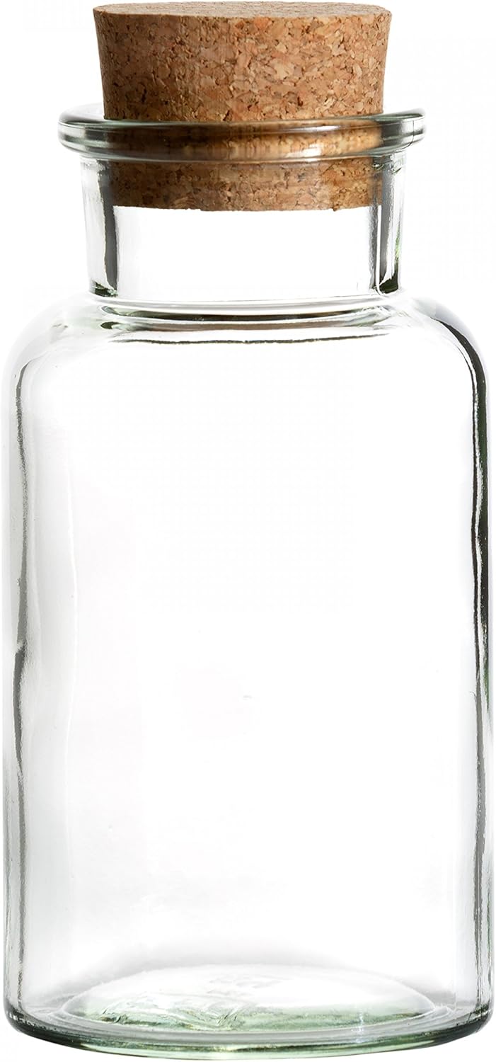 MamboCat 6er Set Gewürzgläser | Füllmenge 300 ml | Wiederverwendbare Glasdose + Korkverschluss | hoc