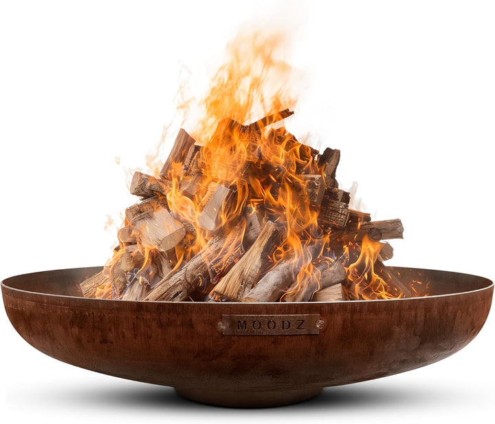 Moodz Feuerschale 60 cm - Feuerschalen für den Garten - Feuerstelle Outdoor & Feuertonne - Feuerscha