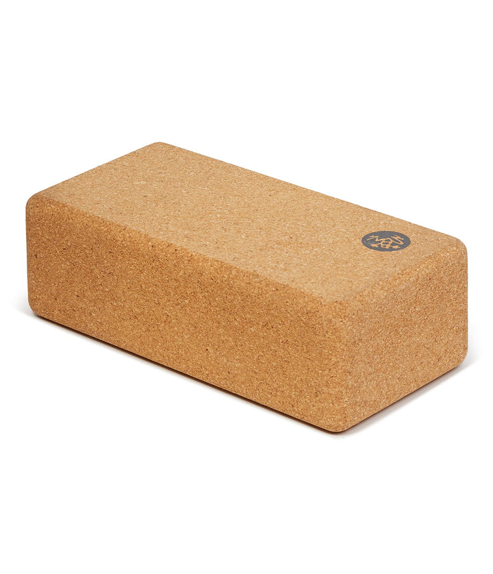 Manduka Lean Cork Block Yogablock 8.6” x 2.75” x 4.33” Kork, 8.6” x 2.75” x 4.33” Kork