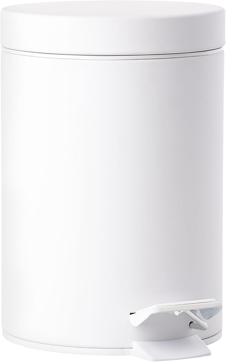 Zone Denmark Pedaleimer Mülleimer Abfalleimer, Solo Serie, 3 l, weiss White, White
