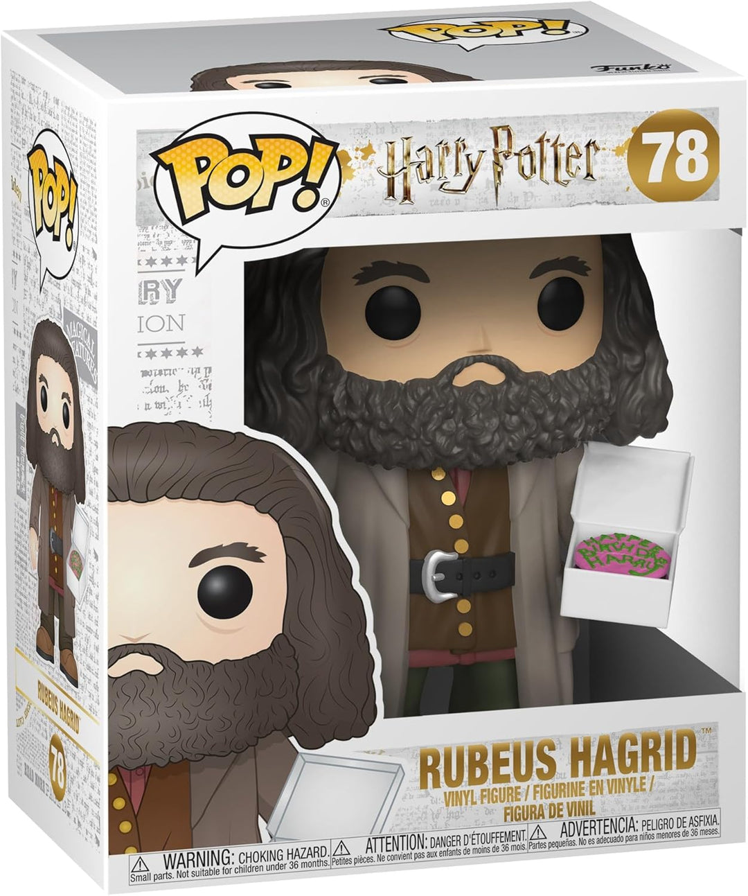 Funko Pop! HP: - 6" Rubeus Hagrid mit Cake - Harry Potter - Vinyl-Sammelfigur - Geschenkidee - Offiz