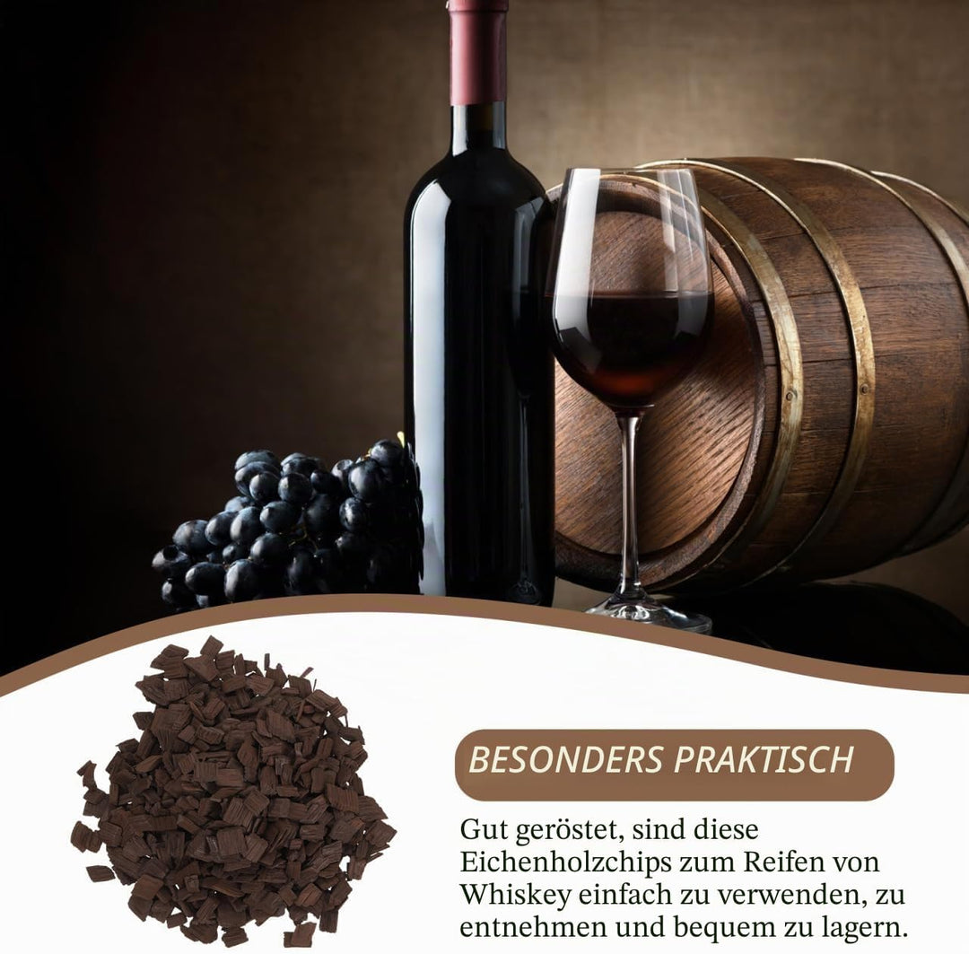 PRETYZOOM 1 Packung Eichenspäne Eichenchips zum Reifen von Whisky Ausrüstung für die Weinherstellung