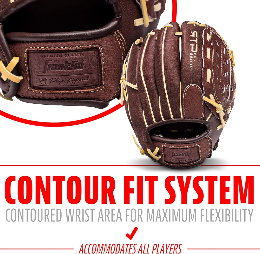 Franklin Sports Baseballhandschuhe – RTP Pro Baseball Feldhandschuh – Infield, Outfield Handschuhe 2