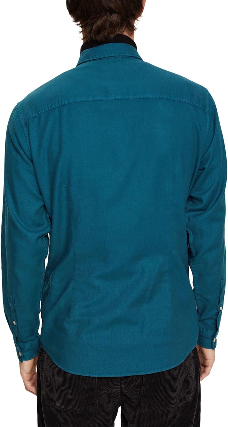 ESPRIT Button-Down-Hemd aus Baumwolle L Dark Turquoise, L Dark Turquoise