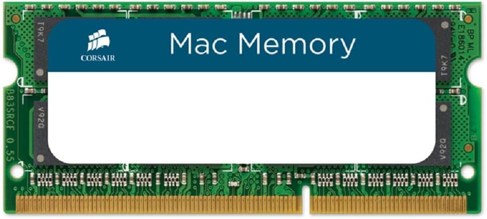 Corsair Mac Memory SODIMM 8GB (1x8GB) DDR3 1333MHz CL9 Speicher für Mac-Systeme, Apple-Qualifiziert