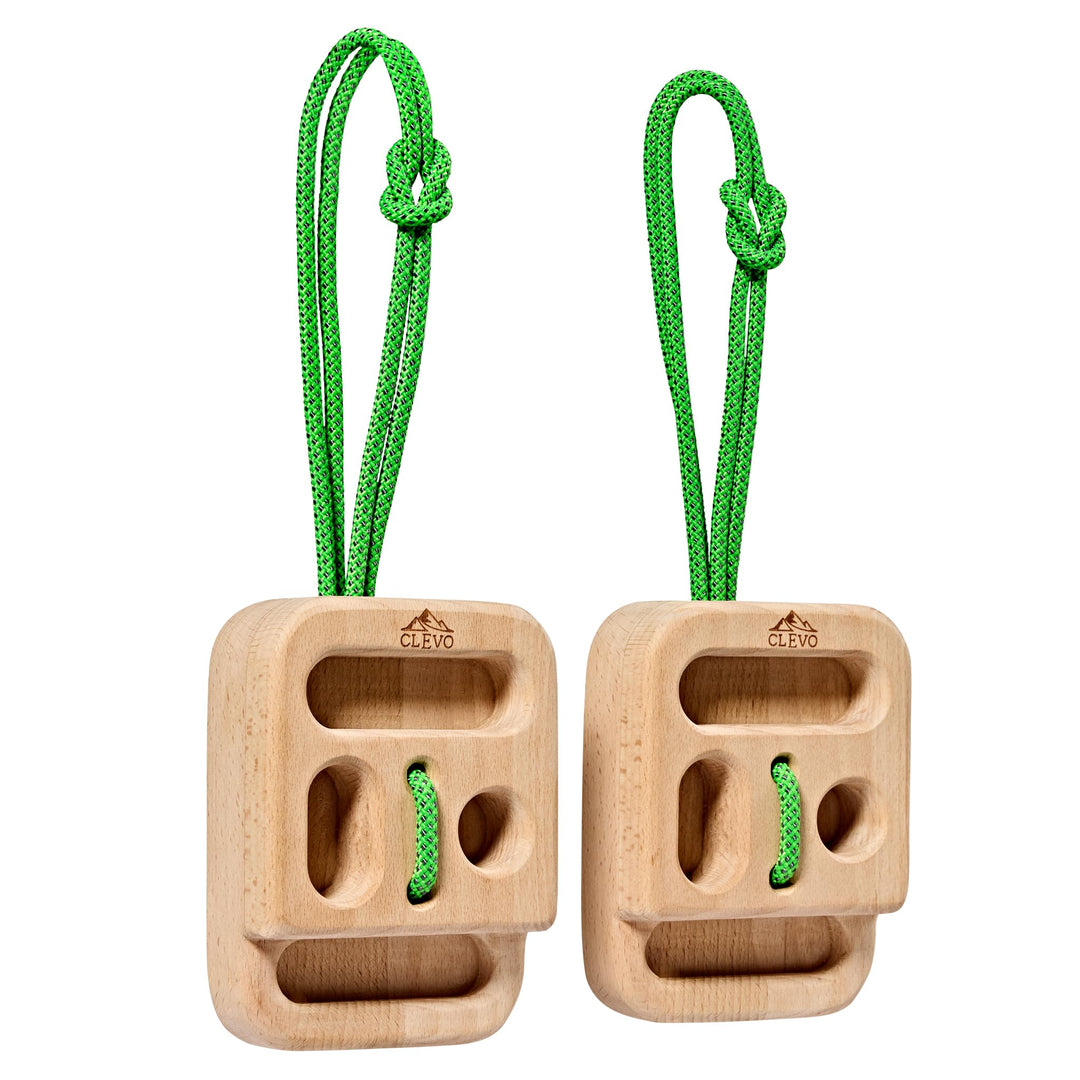 CLEVO - Finger Bloc Mini für Fingerkrafttraining – Kompaktes Fingerboard für Bouldern & Klettern – G