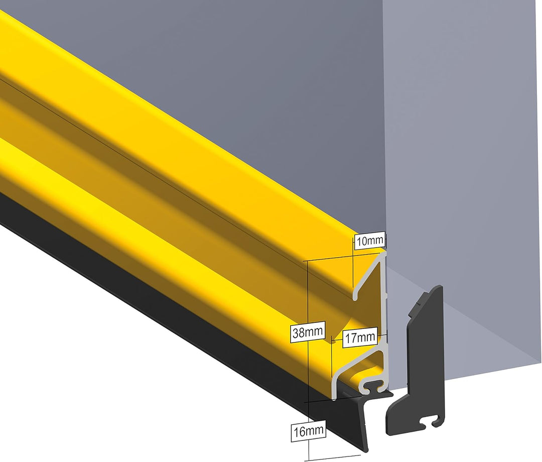 STORMGUARD 07Sr5640914G Rain Deflector with Rubber Seal 914Mm Effect XRD-Regenabweiser mit Gummidich