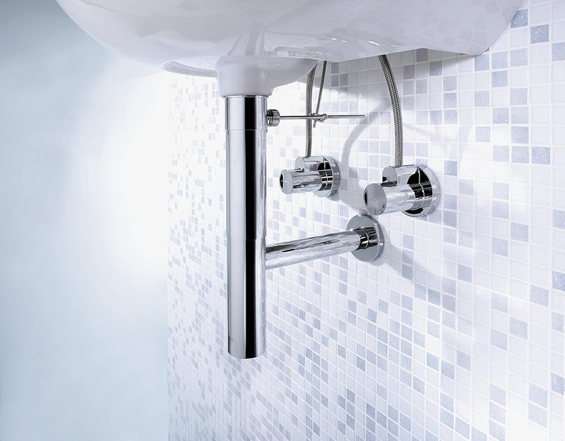 hansgrohe Siphon Flowstar (Siphon für Waschbecken) chrom Bekersifon 1.0, Bekersifon 1.0