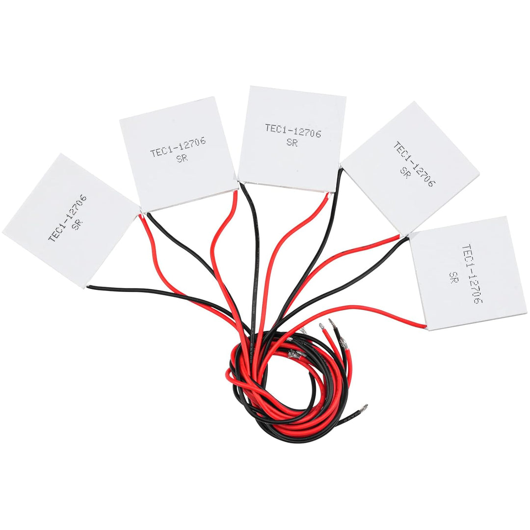 Diymore 5PCS Peltier Modul TEC1-12706 Kühlkörper Thermoelektrische Kühler Peltierelement 12V 6A 60W