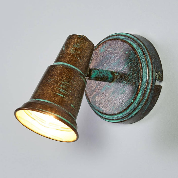 Lindby Strahler 'Arielle' (Retro, Vintage, Antik) in Bronze aus Metall u.a. für Wohnzimmer & Esszimm