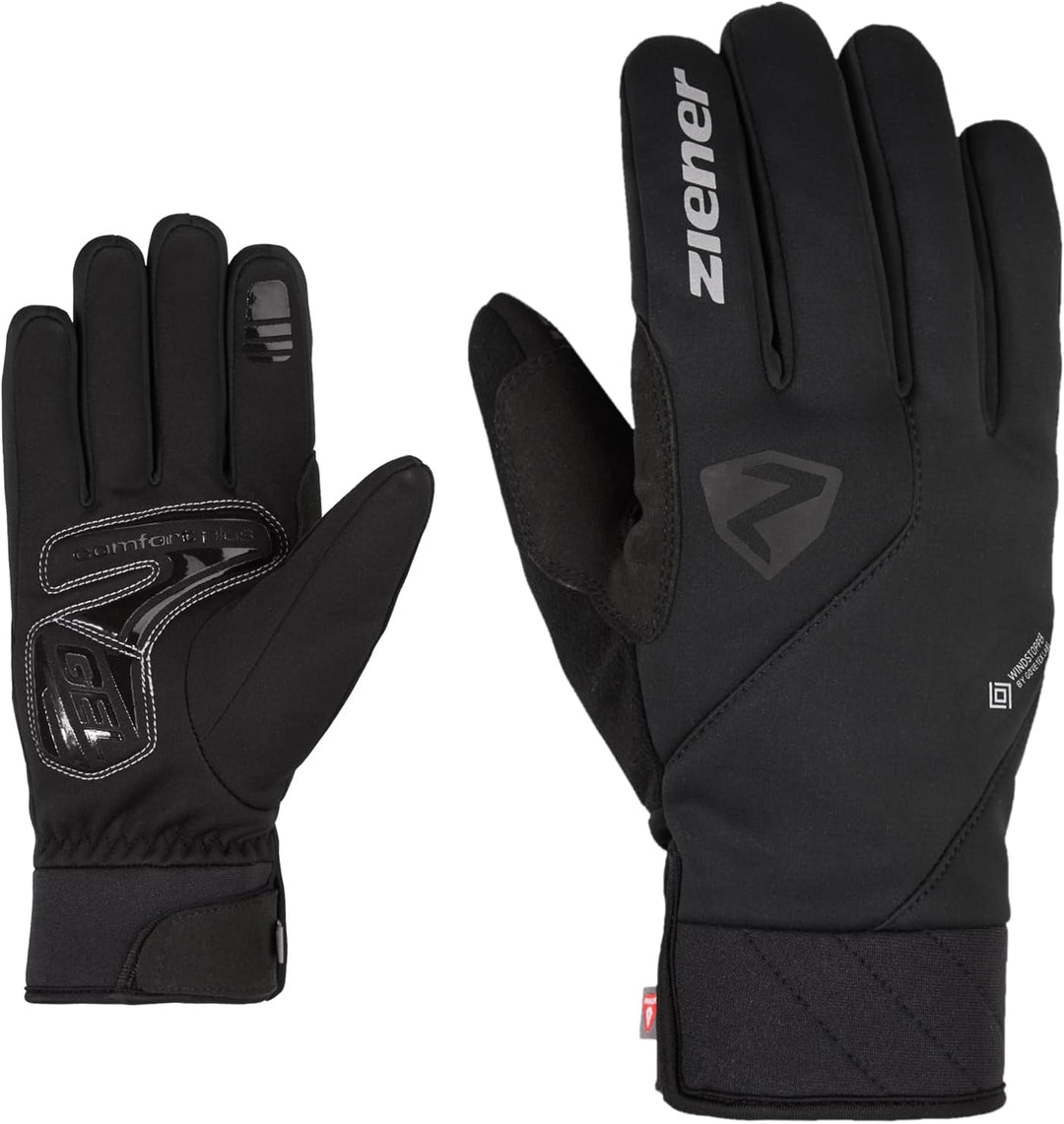 Ziener Herren Donni Fahrrad-Handschuhe Winter | Primaloft, Gore-Tex Infinium 7.5 Schwarz, 7.5 Schwar