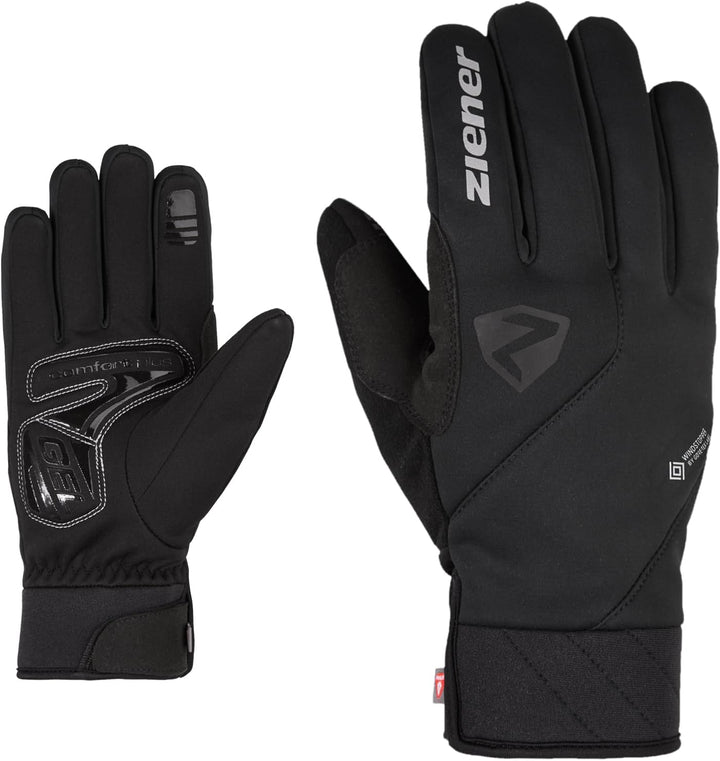 Ziener Herren Donni Fahrrad-Handschuhe Winter | Primaloft, Gore-Tex Infinium 7.5 Schwarz, 7.5 Schwar