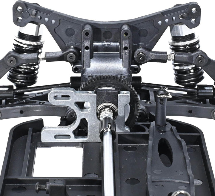 1/10 RC Auto Chassis Rahmen Bausatz 4WD On-Road, DIY Rolling Chassis Frame Kit für Erwachsene, Radst