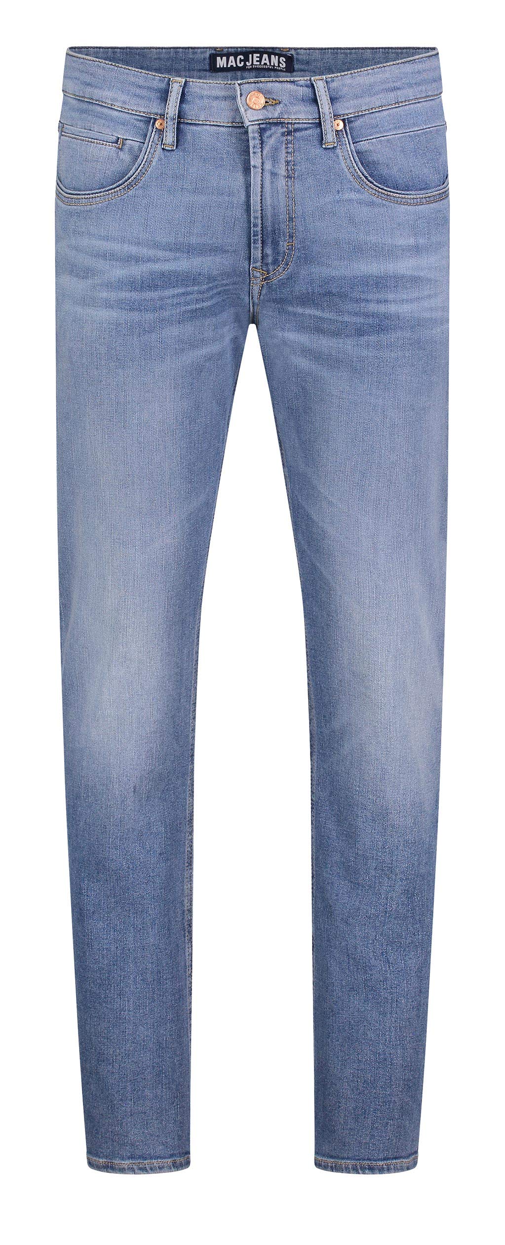MAC Jeans Herren Jeans Hose Arne Pipe Stretchdenim Blue Used 35W / 36L Blau (Summer Used H226), 35W