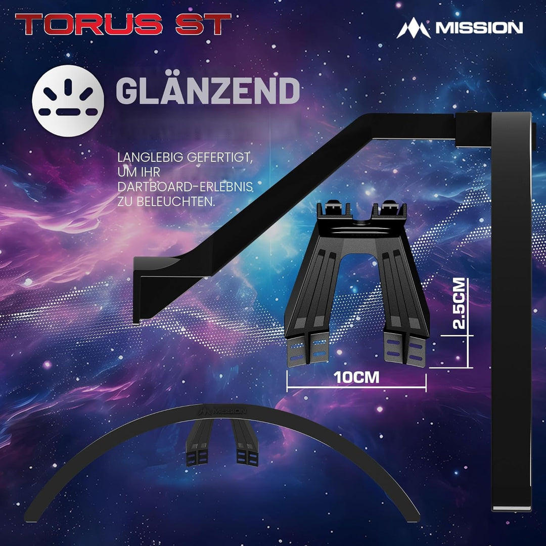 Mission Torus ST Elektronisches Dartboard Beleuchtung