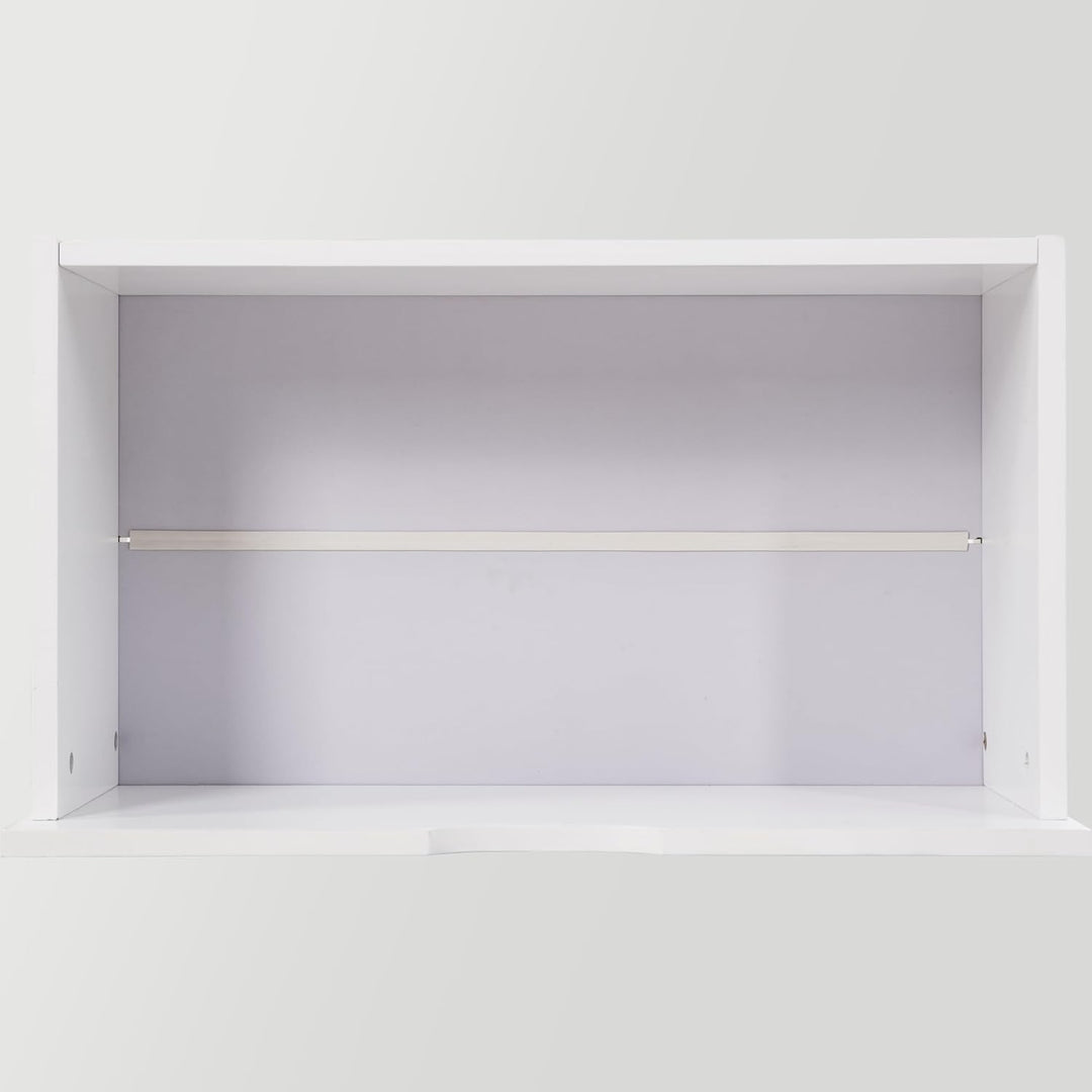 Merax 2 Schubladen für Kinderbett 90x200cm 90 x 190 cm, Schubladen aus Holz, mit 4 Rollen, Weiss 2 S