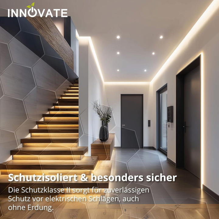 LED Trafo ECO 12 Volt/DC, 0-50W - LED Treiber - Transformator - Netzteil - Driver von INNOVATE® (12V
