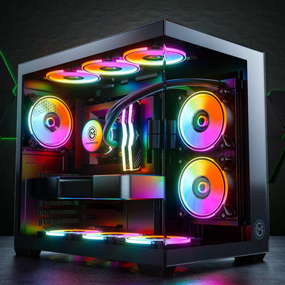 GameMachines Cube - Gaming PC - Intel Core i7 12700KF - NVIDIA GeForce RTX 4060 - Wasserkühlung - 10