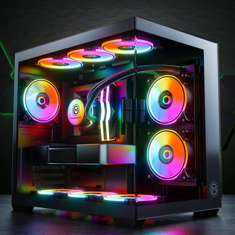 GameMachines Cube - Gaming PC - Intel Core i7 12700KF - NVIDIA GeForce RTX 4060 - Wasserkühlung - 10