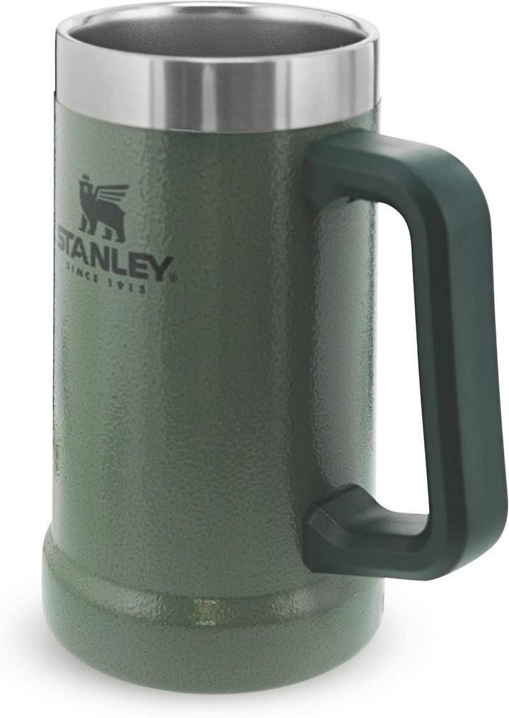 Stanley Adventure Vacuum Stein 709 ml / 24oz Hammertone Green – Beer Stein hält Bier 7 Stunden kalt