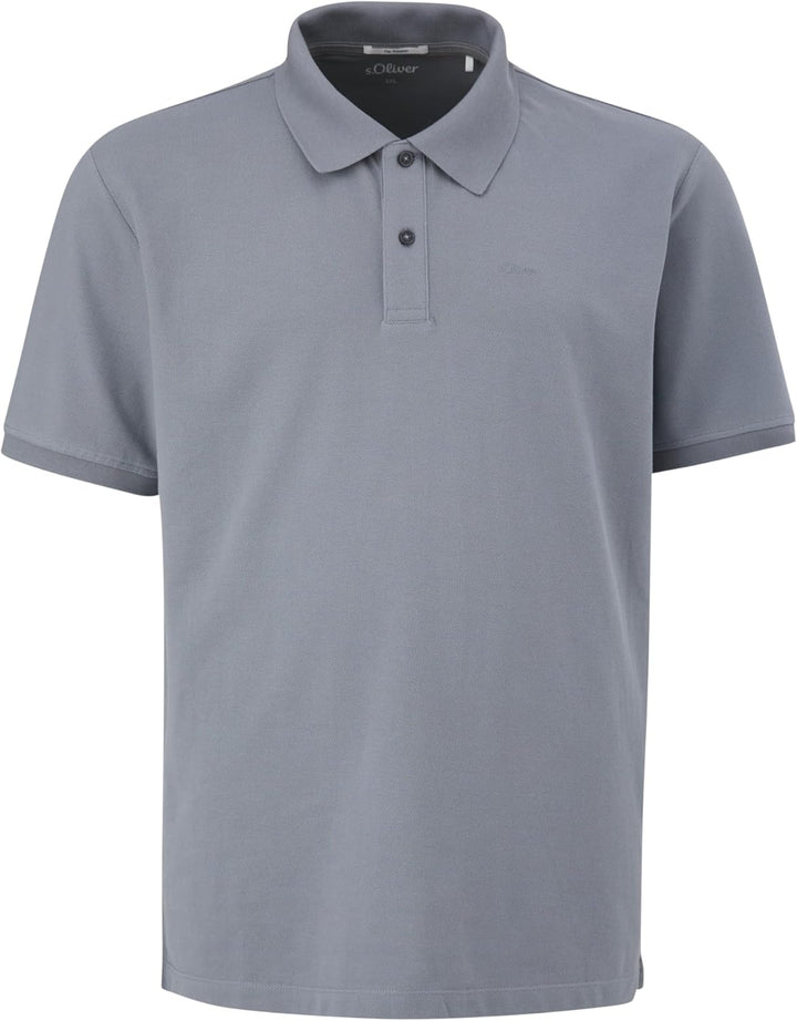 s.Oliver Herren Polohemd, Grau